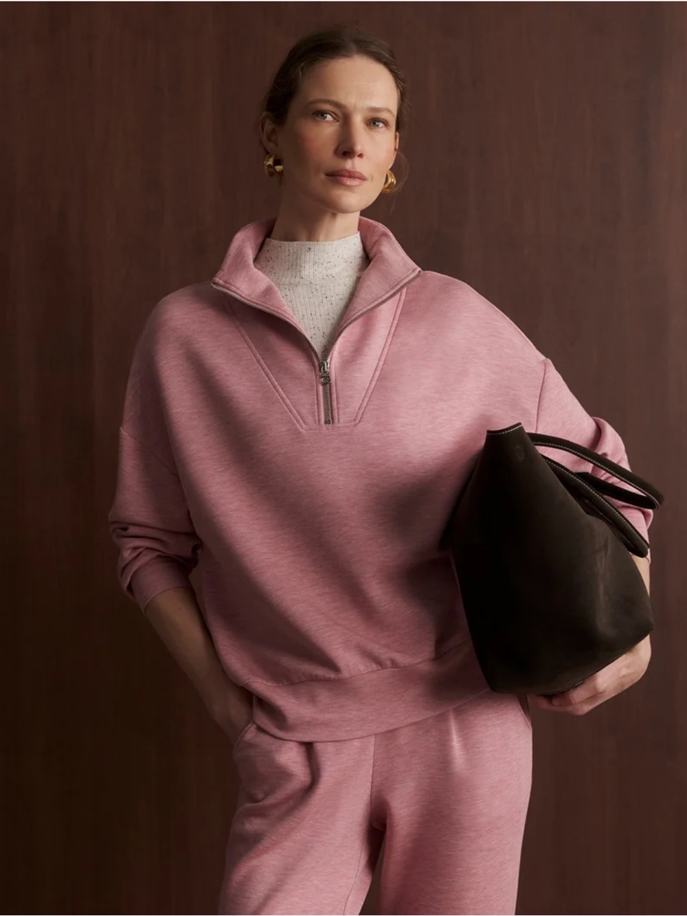 NWT Varley Hawley Half-Zip Sweat (Small)